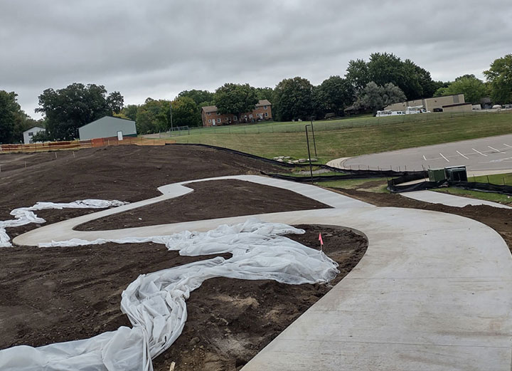Rockford Schools Concrete Path Installation